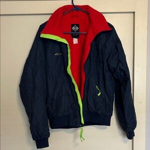Columbia Navy and Red Ski Jacket